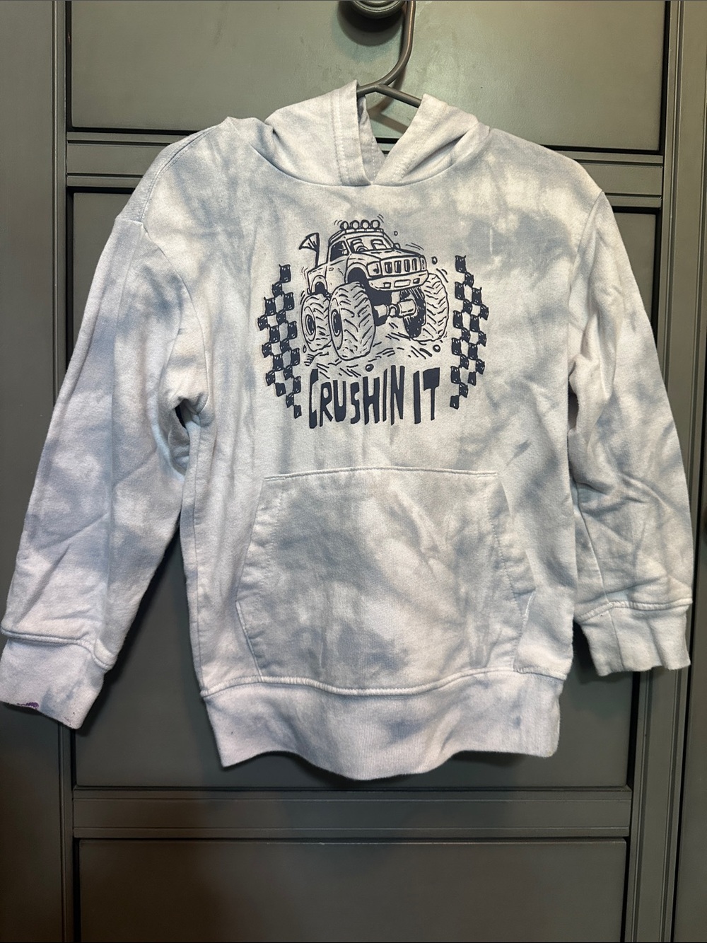 Monster Truck Tie-Dye Hoodie
